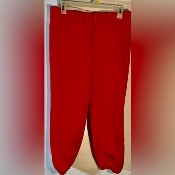 MUZINO RED SOFTBALL LEGGINGS SIZE LARGE - Picture 1 of 4